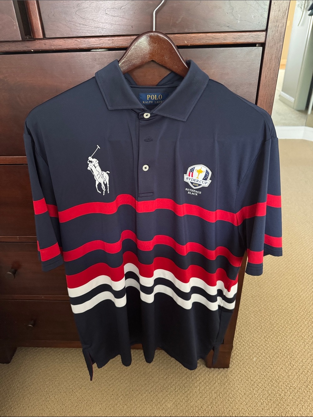 Ralph Lauren Polo Ryder Cup 2025 Bethpage Black Performance Shirt